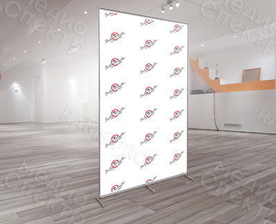 Press Wall фотозона 115х185см для мастера-визажиста Снежаны Дятловой — фото