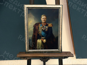 Фотокартина-монтаж на холсте 50х70см «Казак-полковник» — фото 1