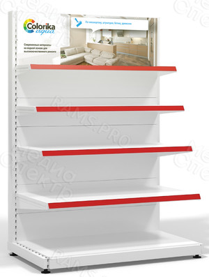 Постер в витрину магазина 1.2х0.4м «Colorika Aquа» Смоленские краски — фото 2