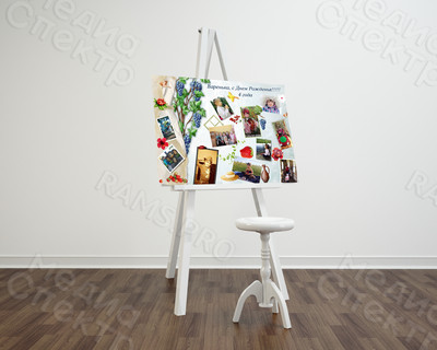 Плакат А1 (594х841мм) ко дню рождения ребенка — фото