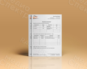 Фирменный бланк А4 «БлокСтройТверь» — фото 2