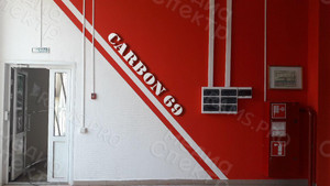 Объемные буквы / Интерьерная вывеска «Carbon69» — фото 1