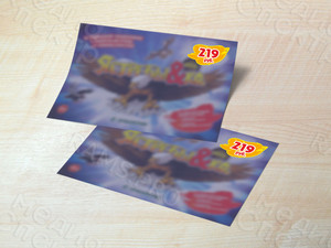 Наклейки-ценники фигурные «219 руб.» — фото 1