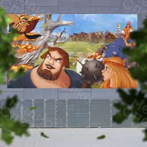 Баннер 3х1.7м «Богатырь» — фото 2