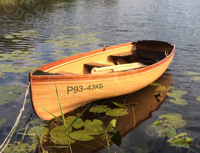 Трафарет-наклейка «Номера на лодку» для нанесения краской на корму лодки/катера — фото