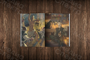 Каталог А5 «HOT ДЕДЫ ZINE» молодые художники №1 — фото 3