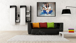 Фотокартина 40х30см на подрамнике «Семья Анны» — фото 1