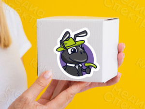 Наклейки фигурные на упаковки с муравьиными фермами «Мистер Ант» — фото 5