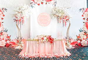 Баннер-круг 0.8м «Свадебный вензель» — фото 2