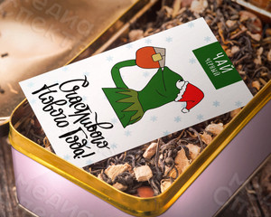 Наклейки 8х13см КОФЕ-ЧАЙ «Доктор Йодо» — фото 2