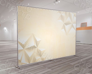 Press Wall 5х3м для гимназии № 2 г. Нелидово — фото 1