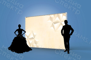 Press Wall 5х3м для гимназии № 2 г. Нелидово — фото 3