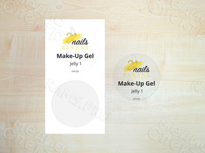 Этикетки на упаковки «BANANA NAIL» — фото