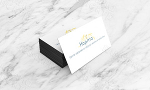 Визитка 90х50мм для медицинского центра ЗОЖ «Норма» — фото 4