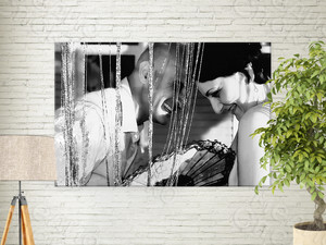 Фотокартина на холсте 60х40см «Двое с веером» — фото 3