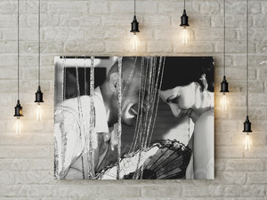 Фотокартина на холсте 60х40см «Двое с веером» — фото 2