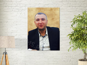 Фотокартина на холсте 30х40см «Мужчина в пиджаке» — фото 2