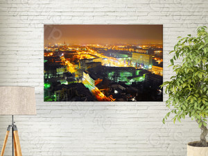 Фотокартина на холсте 80х50см «Ночная Тверь» — фото 1
