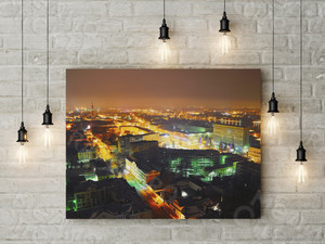 Фотокартина на холсте 80х50см «Ночная Тверь» — фото 2