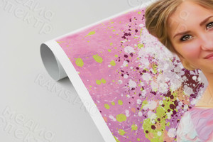 Фотокартина в стиле дрим-арт на холсте 30х40см «Милая девушка с цветами» — фото 2