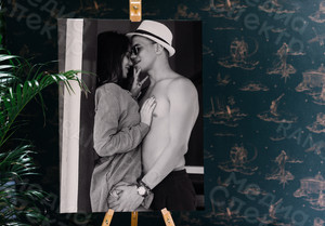 Фотокартина на холсте 60х80см «Влюблённая пара» — фото 3