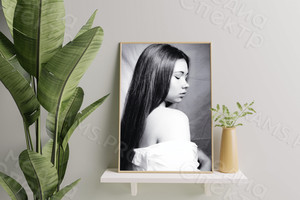 Фотокартина на холсте 40х60см «Девушка в белом» — фото 2