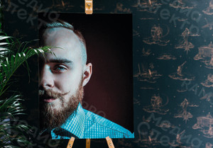 Фотокартина на холсте 50х70см «Портрет мужчины» — фото 1