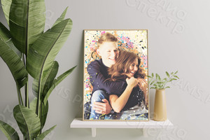 Фотокартина на холсте 40х60см «Счастливые влюбленные» — фото 3