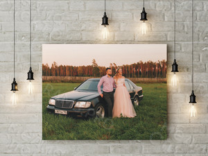 Фотокартины на холсте 30х40см, 40х30см «Свадьба» — фото 7