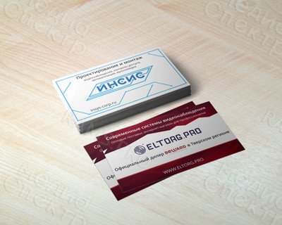 Визитки «Инсис-Элторг» — фото
