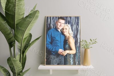 Фотокартина на холсте с подрамником 50х70см «Семья» — фото