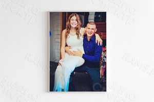 Фотокартина на холсте 50х70см «Счастливые влюбленные» — фото 1