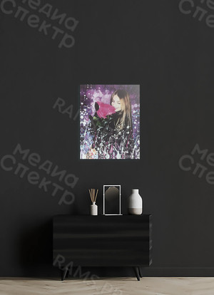 Фотокартина в стиле дрим-арт 40х50см «Девушка с розами» — фото 3