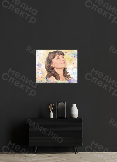 Фотокартина в стиле дрим-арт на холсте 60х40см «Мечты девушки» — фото