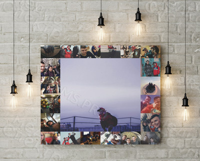 Фотокартина-коллаж на холсте 50х50см «Друзья на век» — фото