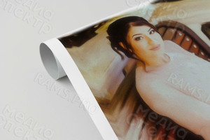 Фотокартина в стиле дрим-арт на холсте 50х70см «Дама на скамейке» — фото 1