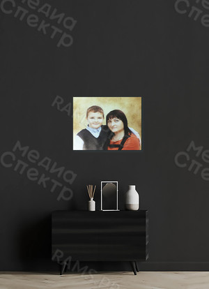 Фотокартины на холсте 40х30см «Мама и сын» — фото 2