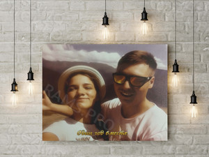 Фотокартина на холсте 40х30см «Один год вместе» — фото 1