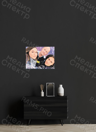 Фотокартина в стиле дрим-арт на холсте 40х50см «Семья» — фото