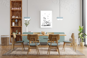 Картина 50х70 см «Птицы из книги Только совесть» — фото 2