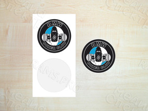 Наклейки на мотоцикл: знак клуба «BMW BOXER CLUB» — фото 2