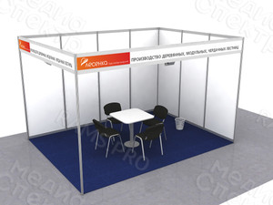 Наклейка на фриз выставочного стенда 5.78х0.3м «Лесенка» — фото 2