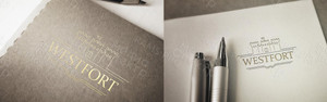 Логотип и фирменный стиль для школы языков «Westfort» — фото 2