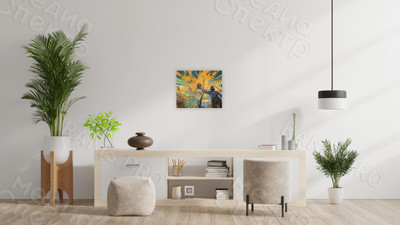 Картина на подрамнике 50х40см «Паук» — фото