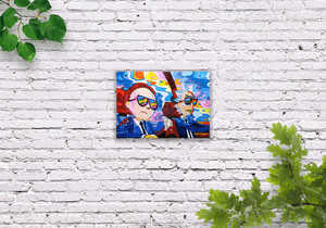 Картина на подрамнике 80х50см в стиле «Поп-арт» — фото 1