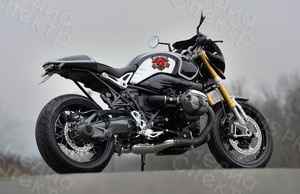 Наклейки на мотоцикл: эмблема клуба «BMW BOXER CLUB» — фото 2