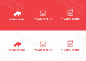 Логотип и фирменный стиль для грузового автосервиса «ТРАНССЕРВИС» — фото 1