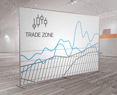 Press wall 3х2,2м «Trade Zone Camp» — фото