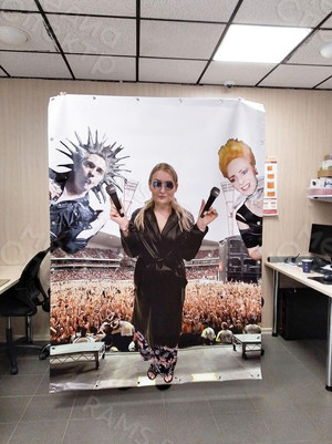 Press wall 1.5х2м «Микрофоны» — фото 5