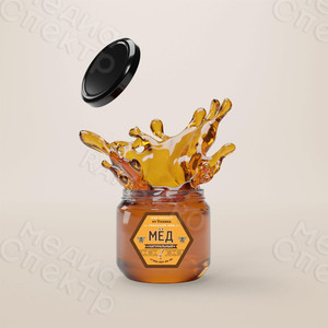 Этикетки на стеклянные банки «МЕД от Толяна» — фото 2